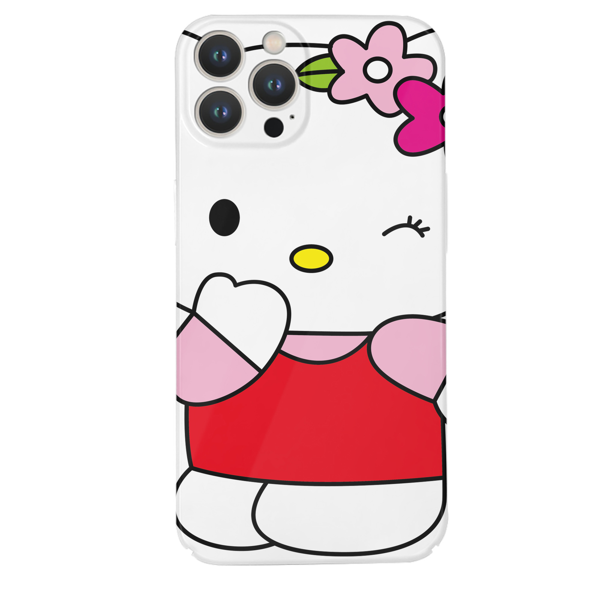（画像用） Hello Kitty ハローキティ 【iPhone 14シリーズ対応】ハードケース